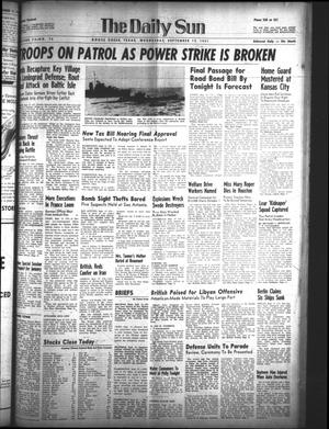 The Daily Sun (Goose Creek, Tex.), Vol. 23, No. 76, Ed. 1 Wednesday, September 17, 1941