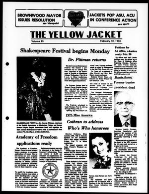 The Yellow Jacket (Brownwood, Tex.), Vol. 65, [Vol. 19], Ed. 1, Friday, February 10, 1978