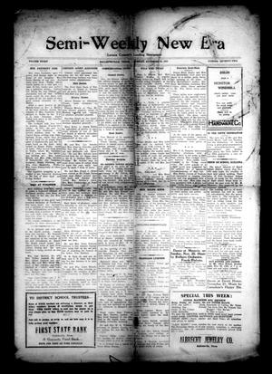 Primary view of object titled 'Semi-Weekly New Era (Hallettsville, Tex.), Vol. 34, No. 72, Ed. 1 Tuesday, November 20, 1923'.