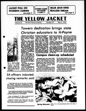 Primary view of The Yellow Jacket (Brownwood, Tex.), Vol. 65, No. 29, Ed. 1, Friday, May 5, 1978