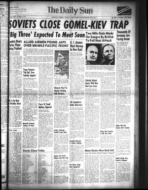 The Daily Sun (Goose Creek, Tex.), Vol. 26, No. 139, Ed. 1 Thursday, November 18, 1943