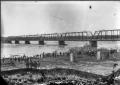 Thumbnail image of item number 1 in: '[Gathering at Congress Avenue Bridge]'.