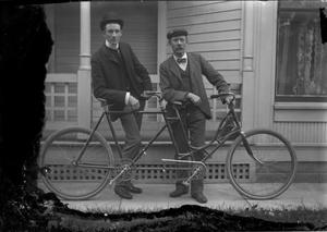 [Two Men With Tandem Bicycle]