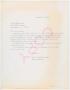 Primary view of [Letter from Henri Pepper to Lyda Keefe, January 20, 1989]