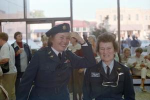 [Madge Minton and Mary Engle in Uniform #2]