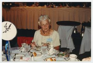 [Esther Poole Berner at Banquet Table]