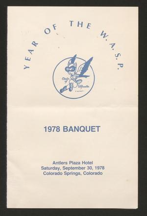 Primary view of object titled '[Program: Year of the W.A.S.P. 1978 Banquet]'.