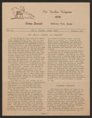 Tundra Telegram, Volume 19, February 1971