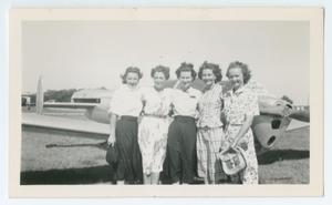 [Five Women with Plane]