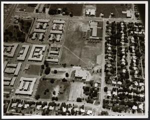 Primary view of object titled '[Aerial View of Cummings Park and Surrounding Area]'.