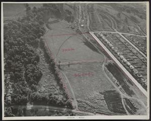 Primary view of object titled '[Aerial View of Deerpath Park and Surrounding Area]'.