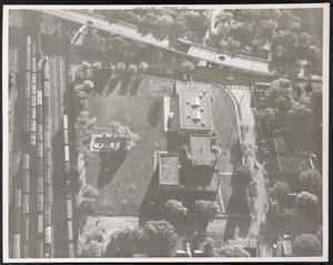 Primary view of object titled '[Aerial View of Alamo School]'.