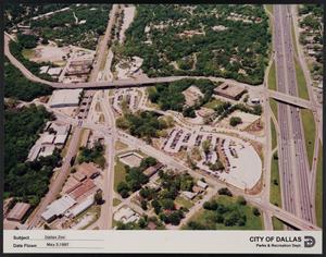 [Aerial View of Dallas Zoo and Surrounding Area]