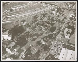 Primary view of object titled '[Aerial View of City Park and Surrounding Area]'.