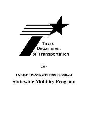 Unified Transportation Program, [Volume 2]: Statewide Mobility Program
