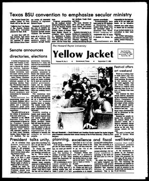 The Howard Payne University Yellow Jacket (Brownwood, Tex.), Vol. 70, No. 2, Ed. 1, Friday, September 17, 1982