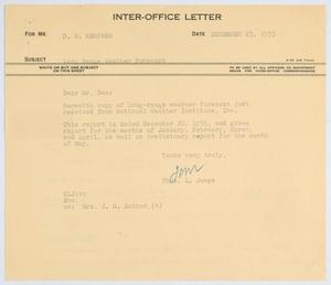 [Letter from T. L. James to D. W. Kempner, December 23, 1955]