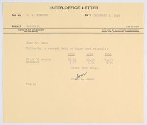 [Letter from T. L. James to D. W. Kempner, December 5, 1955]