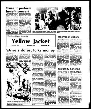 The Howard Payne University Yellow Jacket (Brownwood, Tex.), Vol. 72, No. 3, Ed. 1, Friday, September 28, 1984