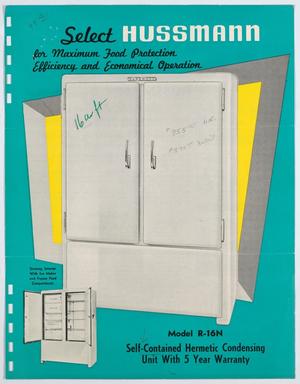 Primary view of object titled '[Advertisement for Refrigerator]'.