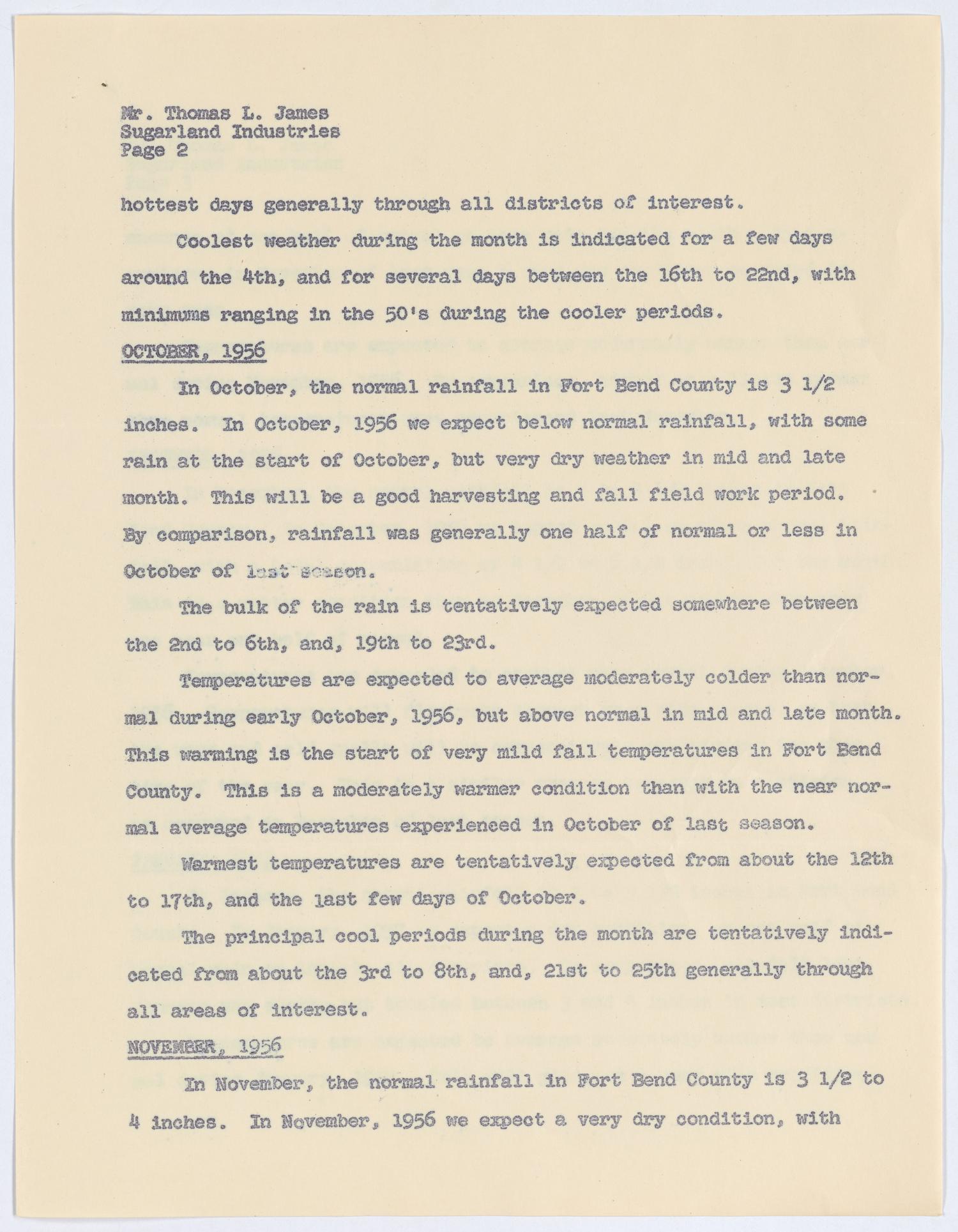 [Letter from William H. Rempel to Thomas L. James, August 20, 1956]
                                                
                                                    [Sequence #]: 3 of 8
                                                
