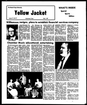 The Howard Payne University Yellow Jacket (Brownwood, Tex.), Vol. 74, No. 24, Ed. 1, Friday, May 1, 1987