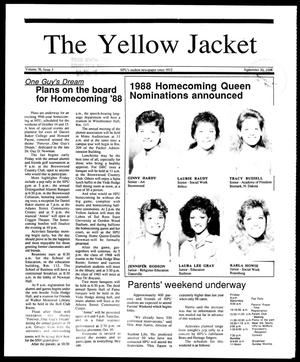 The Yellow Jacket (Brownwood, Tex.), Vol. 76, No. 3, Ed. 1, Friday, September 30, 1988