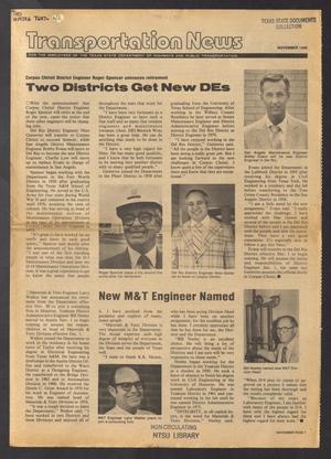 Transportation News, Volume 6, Number 2, November 1980