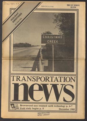 Transportation News, Volume 11, Number 3, December 1985