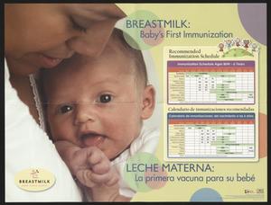 Primary view of object titled 'Breastmilk: Baby's First Immunization, 2011'.