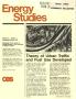 Journal/Magazine/Newsletter: Energy Studies, Volume 9, Number 1, September/October 1983