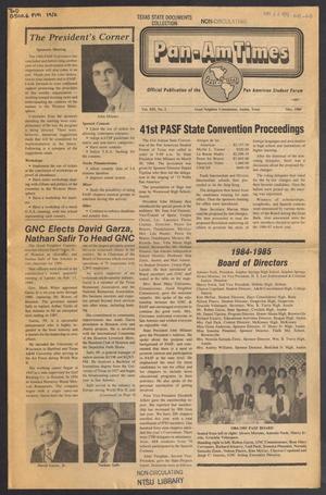 Primary view of object titled 'Pan-Am Times, Volume 19, Number 2, May 1984'.