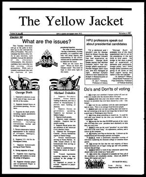 Primary view of object titled 'The Yellow Jacket (Brownwood, Tex.), Vol. 76, No. 8, Ed. 1, Friday, November 4, 1988'.
