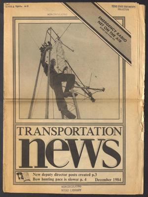 Primary view of object titled 'Transportation News, Volume 10, Number 3, December 1984'.