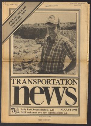 Transportation News, Volume 10, Number 11, August 1985