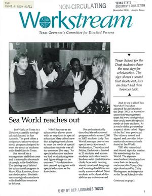 Primary view of object titled 'Workstream, November 1990'.