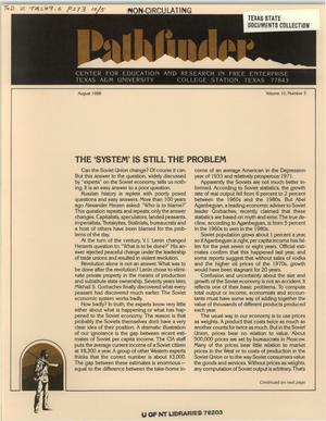 Primary view of object titled 'Pathfinder, Volume 10, Number 5, August 1988'.