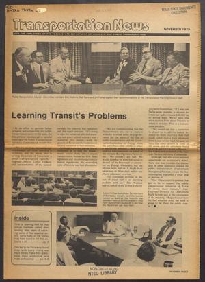 Transportation News, Volume 5, Number 2, November 1979