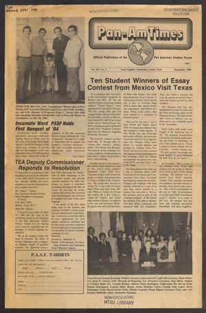 Pan-Am Times, Volume 19, Number 3, November 1984