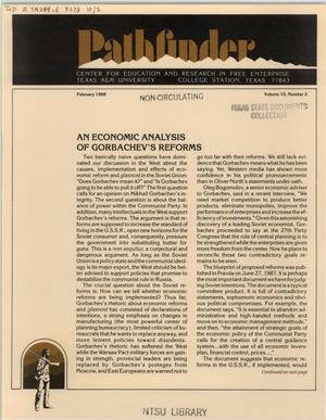 Pathfinder, Volume 10, Number 2, February 1988