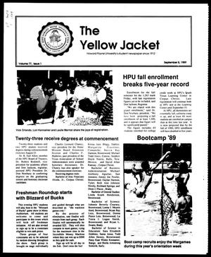 The Yellow Jacket (Brownwood, Tex.), Vol. 77, No. 1, Ed. 1, Friday, September 8, 1989