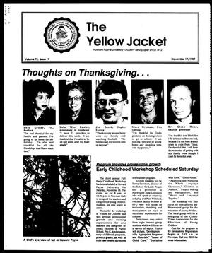 The Yellow Jacket (Brownwood, Tex.), Vol. 77, No. 11, Ed. 1, Friday, November 17, 1989