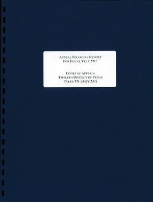 Texas Twelfth Court of Appeals Annual Financial Report: 2017