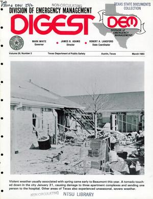 Division of Emergency Management Digest, Volume 29, Number 2, March 1983