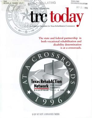 Primary view of object titled 'TRC Today, Volume 19, Number 7, August 1996'.