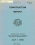 Thumbnail image of item number 1 in: 'Texas Construction Report: July 1986'.