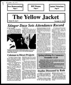 The Yellow Jacket (Brownwood, Tex.), Vol. 79, No. 9, Ed. 1, Wednesday, November 13, 1991