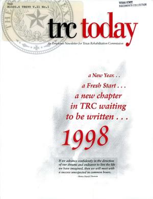 Primary view of object titled 'TRC Today, Volume 21, Number 1, January 1998'.
