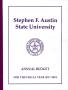 Thumbnail image of item number 1 in: 'Stephen F. Austin State University Operating Budget: 2018'.