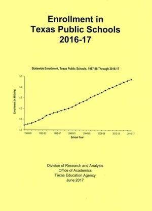 Enrollment in Texas Public Schools: 2016-2017